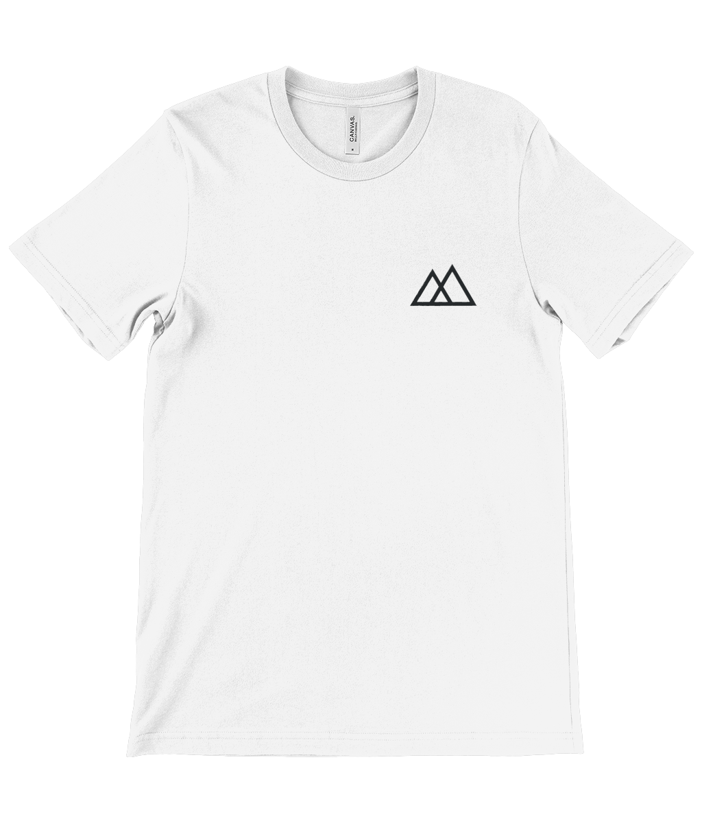 Canvas Unisex Crew Neck T-Shirt M2M Logo - dual black