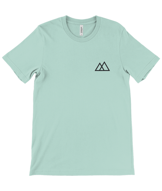 Canvas Unisex Crew Neck T-Shirt M2M Logo - dual black