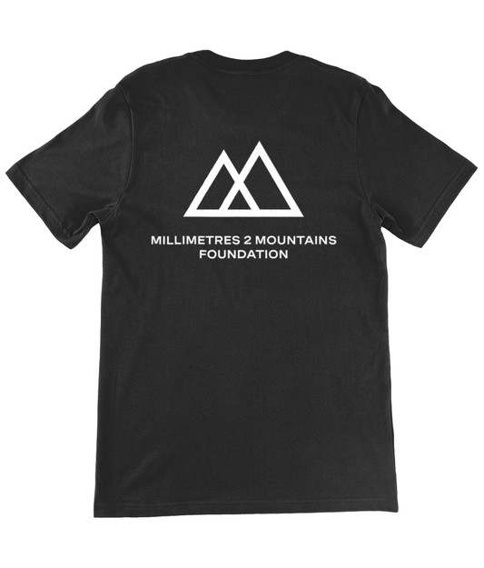 Canvas Unisex Crew Neck T-Shirt M2M Logo - dual white
